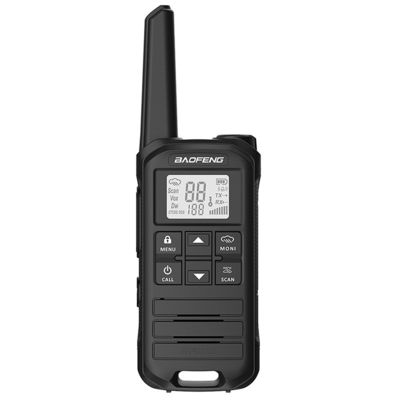 Niveau de résistance à l'eau IPX5 Mini Walkie-Talkie Baofeng FR-22A avec cheveux lisses