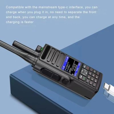 4G Walkie-Talkie en mode double avec carte SIM Radio bidirectionnelle de portée mondiale UHF/VHF Smartphones Jm-T350 En 2024