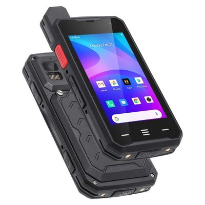 Black Uniwa F101 4 pouces écran tactile Zello IP65 étanche Poc Radio 4G Android Walkie Talkie avec NFC et le bouton Sos En 2024