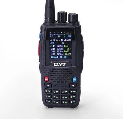 Produits de Walkie Talkie de Qyt Kt-8r de style longue portée écran couleur quad bande portative