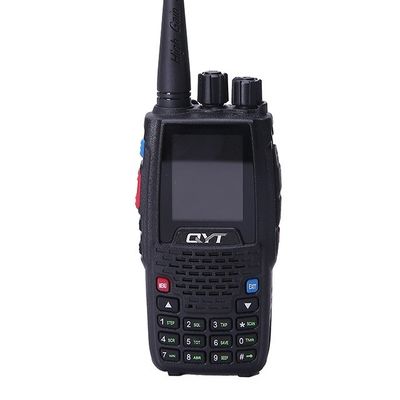 Produits de Walkie Talkie de Qyt Kt-8r de style longue portée écran couleur quad bande portative
