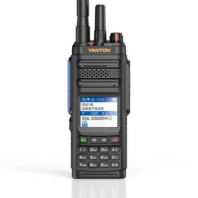 Réseau public Walkie Talkie Yanton T-X780 en double mode avec fonction d'alarme 194g Noir