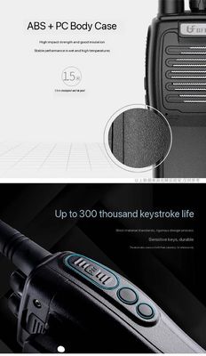 7.4V Voltage de fonctionnement Beifeng Bf620s Walkie Talkie 128 canaux de stockage pour les professionnels
