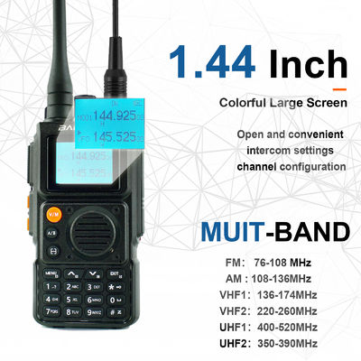 Longue portée Full Band UV-K6 Type-C Charge Walkie Talkie avec une batterie standard de 1400 MAH