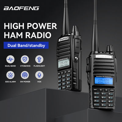 Baofeng UV82 VHF UHF Radio portable pour le Pakistan PTT 5 km Communication longue distance