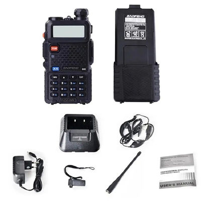 5 à 10 km de portée d'alerte d'urgence à double bande GMRS Walkie Talkie Radio bidirectionnelle pour extérieur