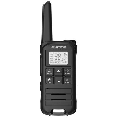 Mini walkie-talkie portatif de type terminal avec plage de fréquences 136-174/403-527 MHz
