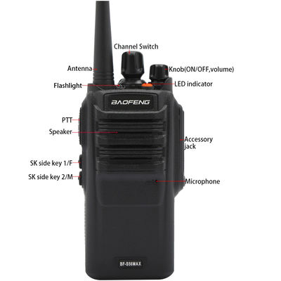 400-480MHz Portable sans fil Walkie Talkie Type GMRS avec le canal de stockage 16CH
