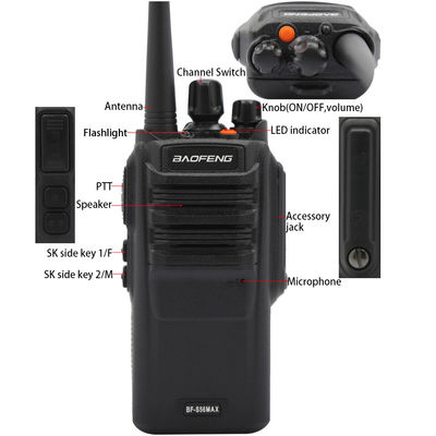 400-480MHz Portable sans fil Walkie Talkie Type GMRS avec le canal de stockage 16CH