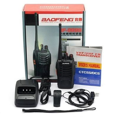 50Ω Impédance de l'antenne Baofeng BF-888s Une paire de Bf-888s Uhf Radio Walkie Talkie portatif