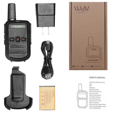 WLN KD-C52 Walkie Talkie Inférieur Supérieur 3-5KM Plage de fréquence Plage de fréquence 400-470MHz