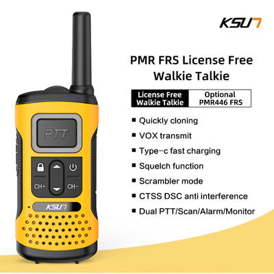 Télécommunications UHF portatives KSUN GZ32 PMR FRS Licence Radio bidirectionnelle gratuite avec fonction de décryptage de clone