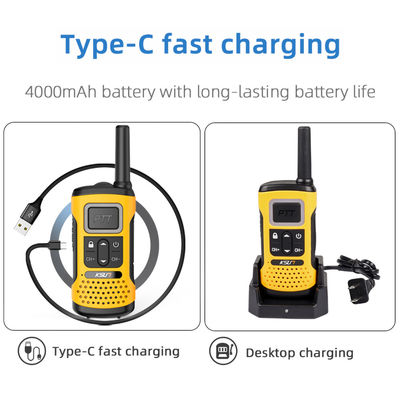 Télécommunications UHF portatives KSUN GZ32 PMR FRS Licence Radio bidirectionnelle gratuite avec fonction de décryptage de clone