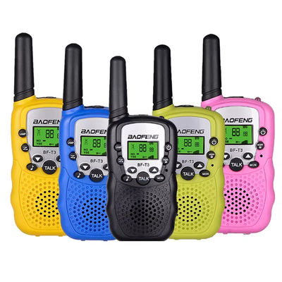 Jouet de radio de poche pour enfants Transcepteur à longue portée rechargeable 22 canaux Design de dessin animé