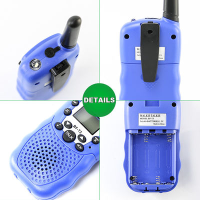 Jouet de radio de poche pour enfants Transcepteur à longue portée rechargeable 22 canaux Design de dessin animé