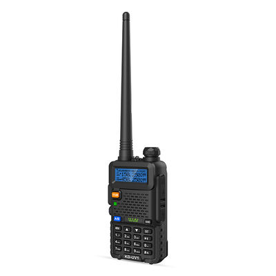 283.4g Walkie Talkie à longue portée KD-UV1 à double bande UHF400-470MHz VHF136-174MHz