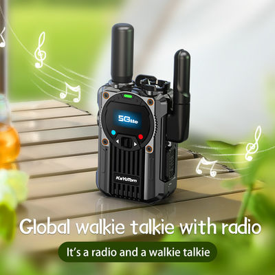 4G POC Walkie Talkie en alliage de zinc avec fonction de radio FM et prise en charge exclusive de PTT