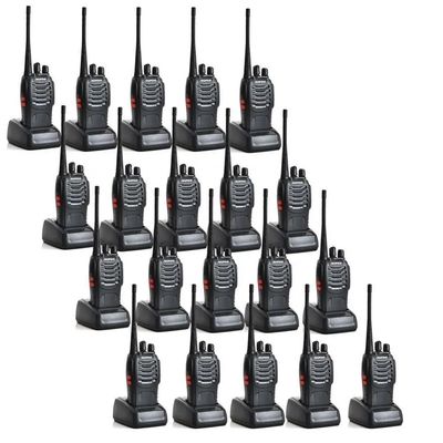 BF-888S Baofeng 5W Walkie Talkie avec une capacité de batterie de 1500 mAh et un type de fréquence UHF