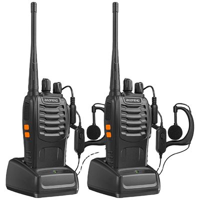 BF-888S Baofeng 5W Walkie Talkie avec une capacité de batterie de 1500 mAh et un type de fréquence UHF