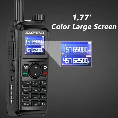 1-10KM portée de parole Baofeng UV-28L 10W Tri-Band Intercom USB-C Chargeur radio portable CB