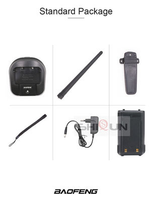 Puissance de sortie 8W Baofeng UV-5R Plus Transcepteur radio Tri-Power Ham avec charge USB-C
