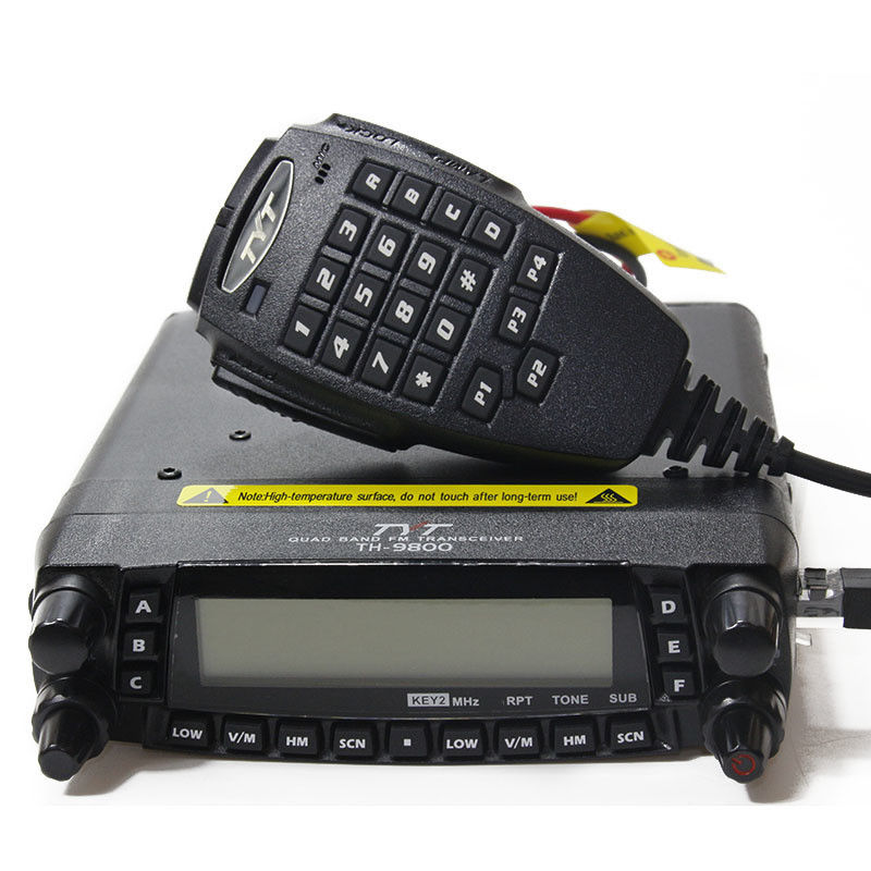 TYT TH-9800 Plus Quad Band 50W Station radio mobile pour voiture Walkie Talkie pour la communication