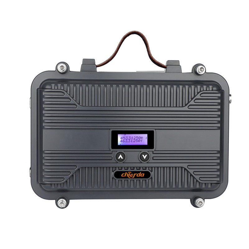 Radio pour véhicules marins Full Duplex à deux voies Radio Repeater LCD Mini UHF ou VHF 10W personnalisable