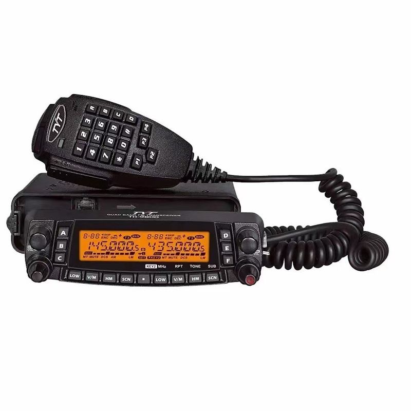 50W VHF UHF Dual Band Transceiver radio pour voiture mobile TYT TH-9800 pour type walkie-talkie