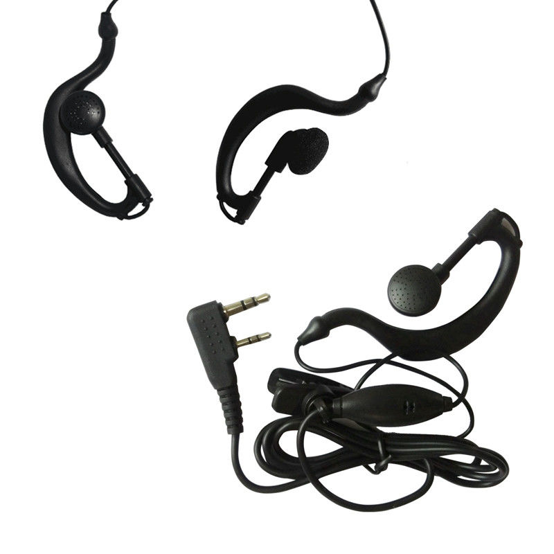 Écouteurs câblés 3,5 mm abordables pour deux voies radio walkie-talkie sans bouton de commande