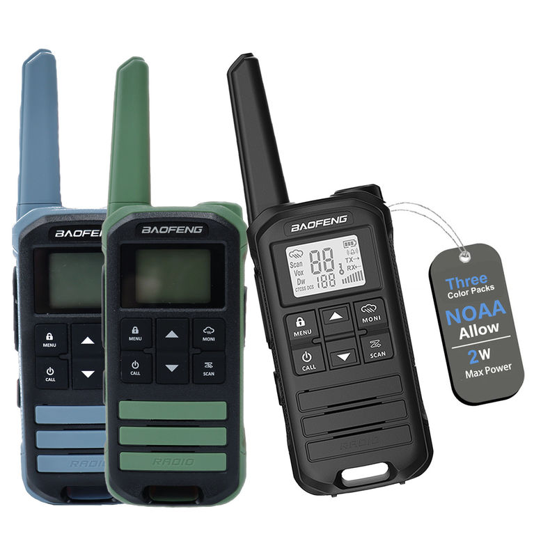 BF FR-22A 2W Walkie Talkie à longue portée pour randonnée Intercoms pour communication extérieure
