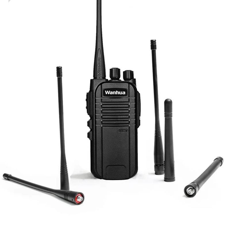 Antenne à double bande de gain 5dBi pour Wanhua UV6S UV9R Walkie Talkie VHF136-174 UHF400-470