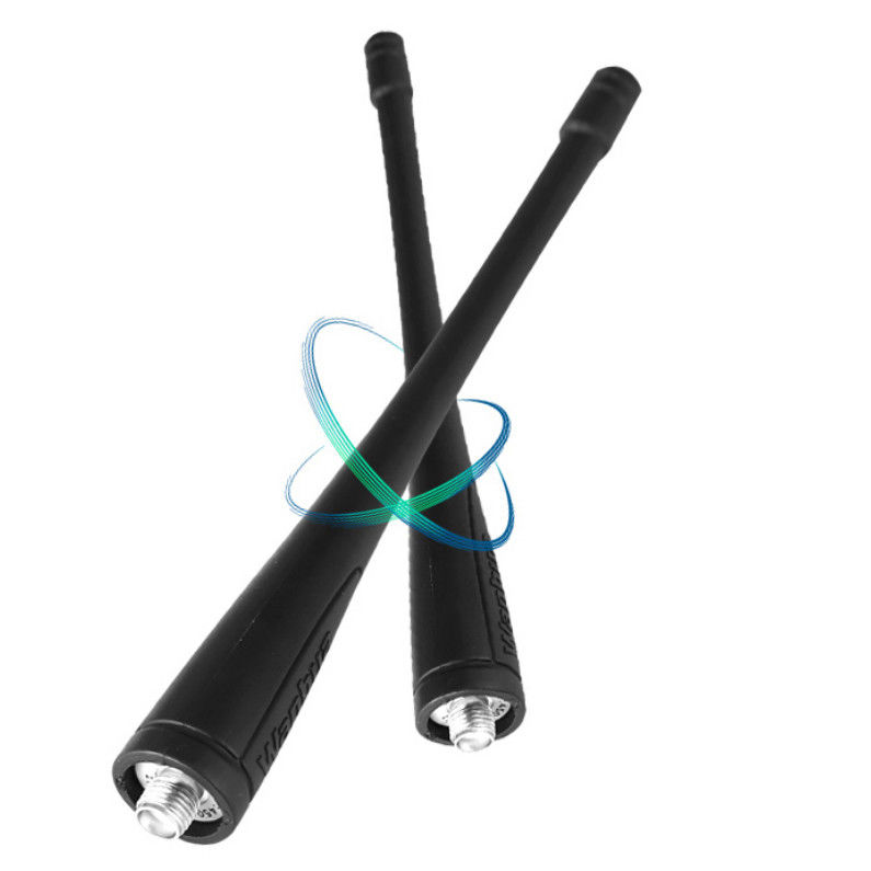 Wanhua HTD826/825/813/815/26/WH36/GTS660 Black Walkie-Talkie Antenne avec une longueur de 12 cm