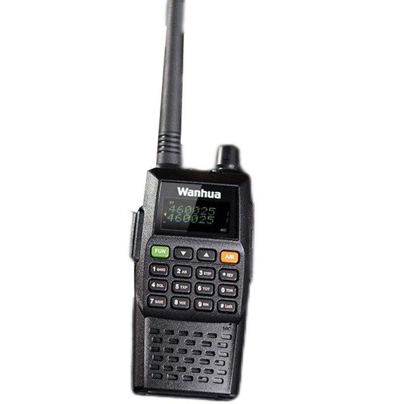 Lancez la radio Wanhua VHF à double bande à deux voies parfaite pour KTV à 7.2V de tension de fonctionnement