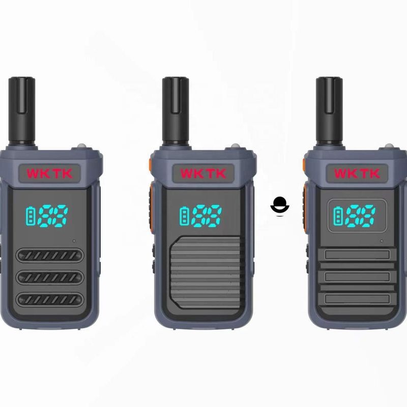 2W/0.5W Puissance de sortie Radio Walkie Talkie POC avec réseau Wifi et haut-parleur Android noir