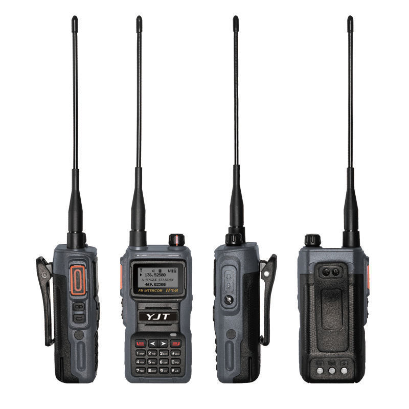 199 canaux de stockage UHF/VHF portable walkietalkie interphone numérique original UHF Vhf