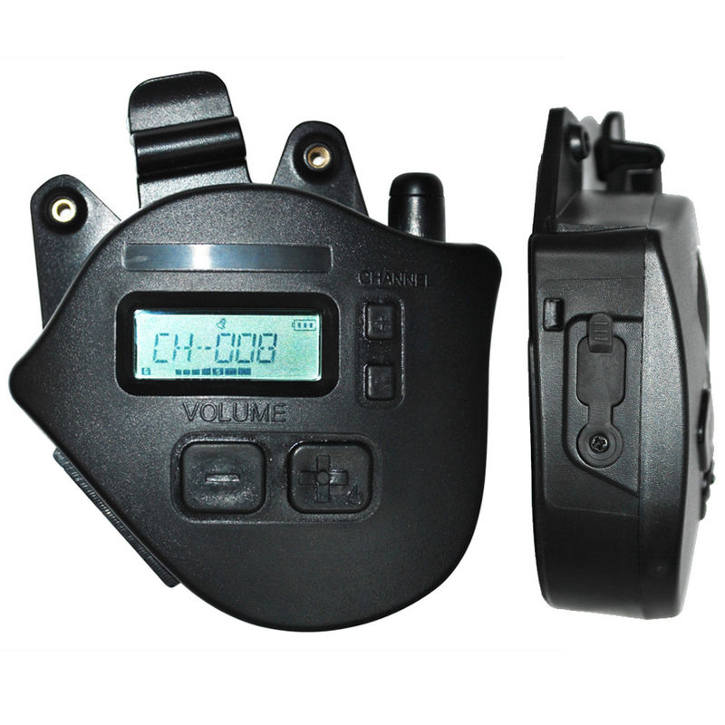 400-470 MHZ haut-parleur technologie de lampe de canal Black Walkie Talkie avec une portée de 2 à 20 km