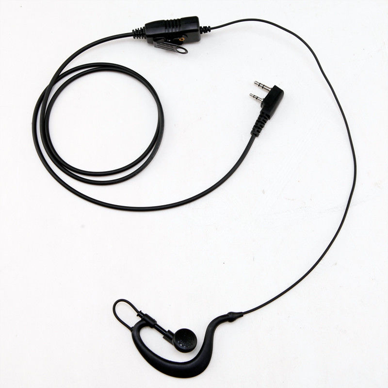 Microphone écouteur pour Icom Radios à deux voies Walkie-talkie Air Tube Temps de retard sans fil