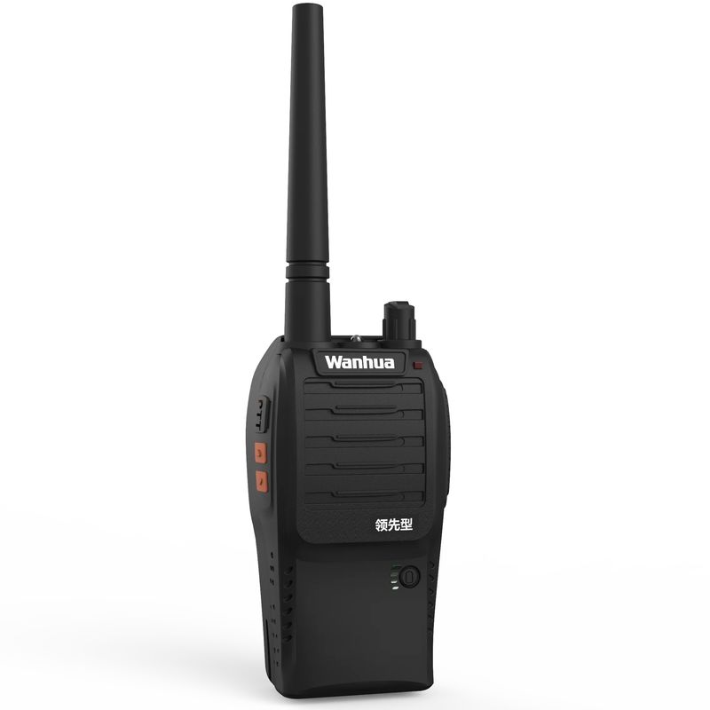 Wanhua S6 Black 4G POC Walkie Talkie avec batterie Li-ion de 3,7 V et double bande UHF / VHF