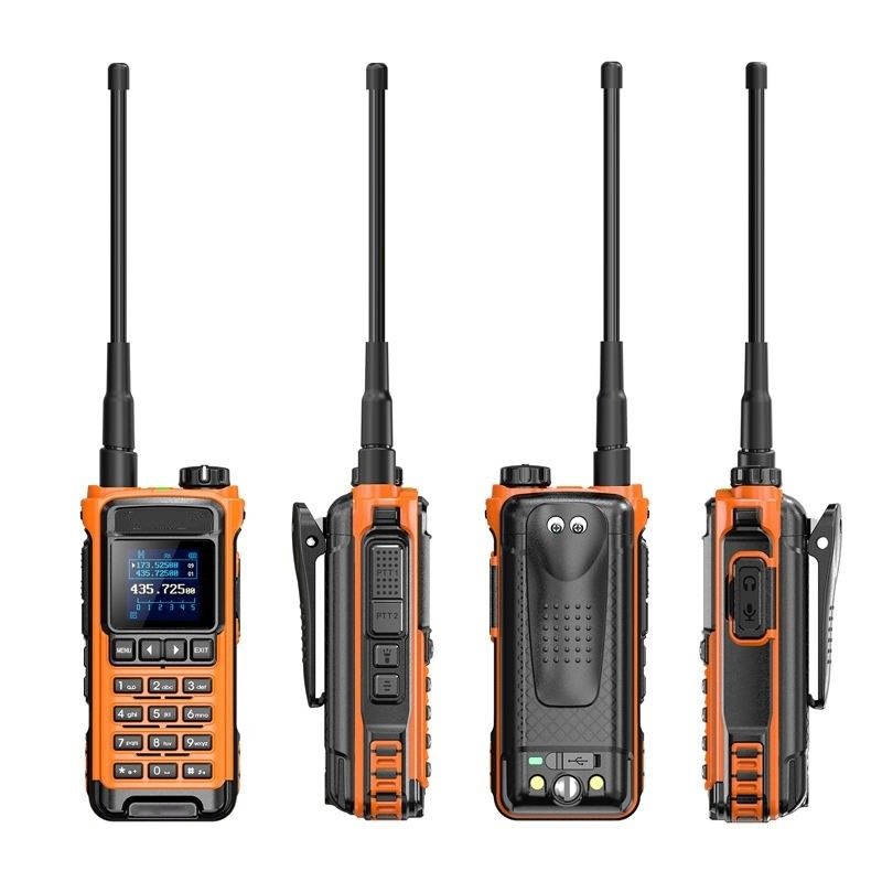 VHF 136-174 MHz Émetteur-récepteur IC-U86 UHF 400-470MHz Radio à deux voies Walkie Talkie Noir