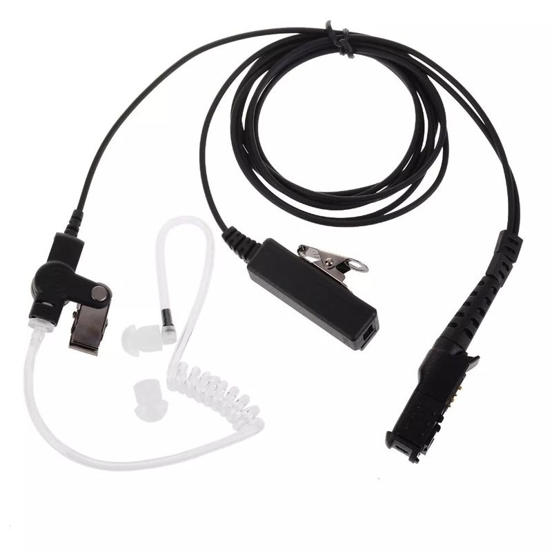 Moulé privé sans tube d'air PPT écouteur câblé pour casque de radiocommunicateur P6600