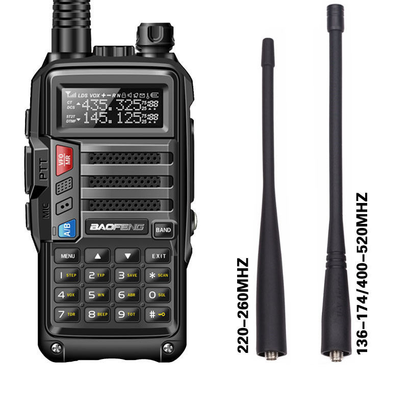 Voie parlée à deux voies VHF UHF Fréquence de type 3,7V Voltage de fonctionnement