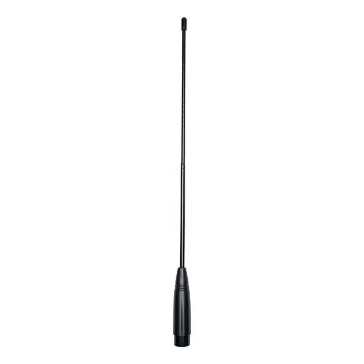 1.5W Puissance de sortie à double bande VHF/UHF 144/430MHz Antenne radio mobile à fouet pliable