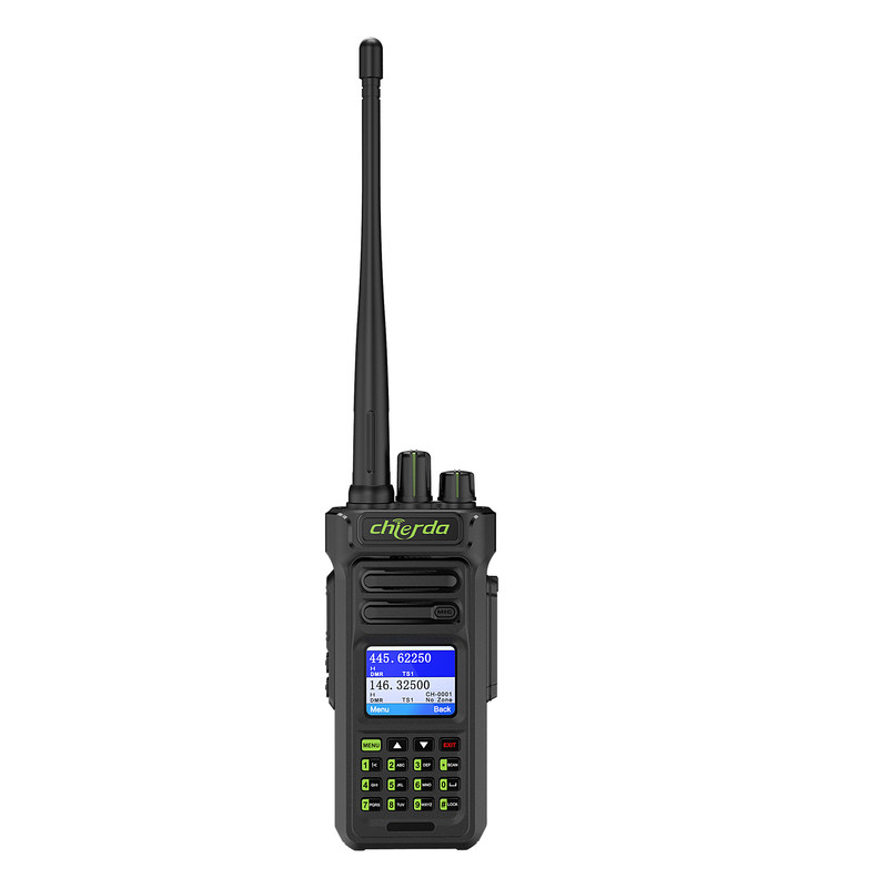 GPS IP67 Digital Walkie Talkie pour la communication par émetteur-récepteur VHF UHF 150*64*40mm