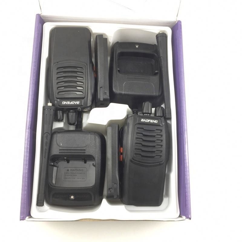 Radio sans fil portable de type walkie-talkie à deux voies pour VHF UHF double bande