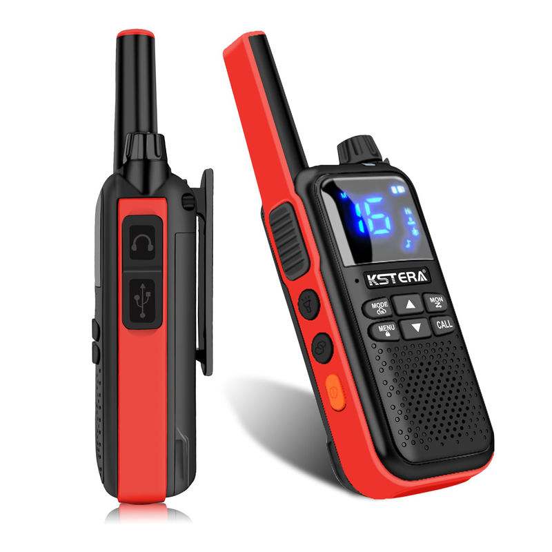 Approuvé par la CE KST AT100 Walkie Talkie imperméable à l'eau avec écouteur à dent bleue pour T82 T80 T62