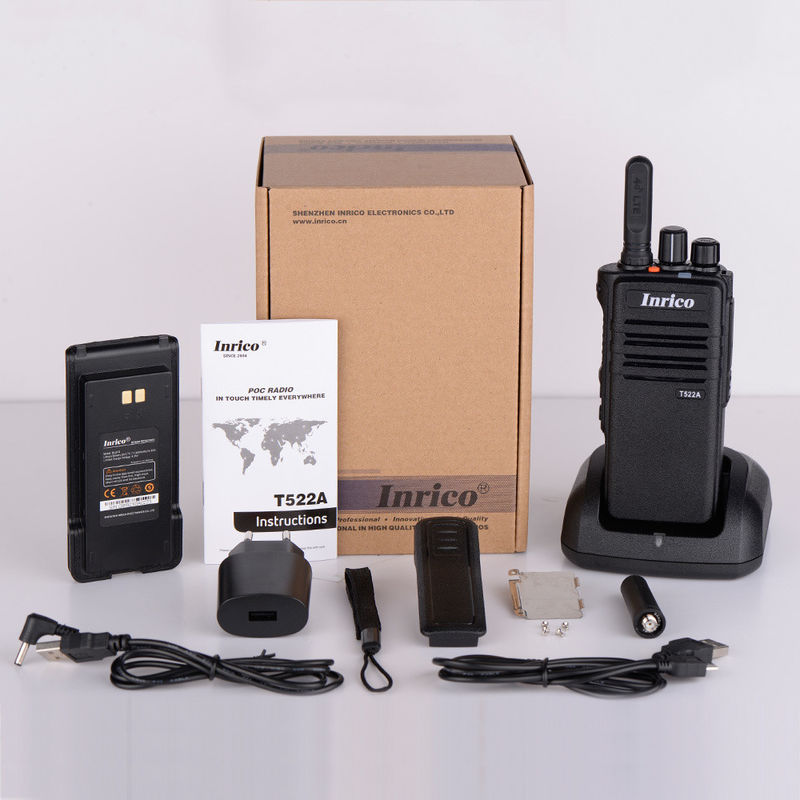 Portée maximale de 50 km Radio Internet 4G Poc T522A Zello Walkie Talkie T522A Radio réseau