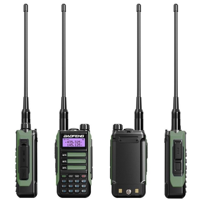 2024 BaoFeng UV-16 PRO High Power TYPE-C Walkie Talkie avec couleur noire et sortie 5W