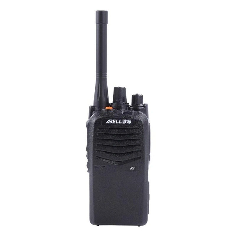 Portée de communication de 0 à 8 km IPX5 Niveau de résistance à l'eau Abell A51 Tdma Dual Time Slot Walkie Talkie