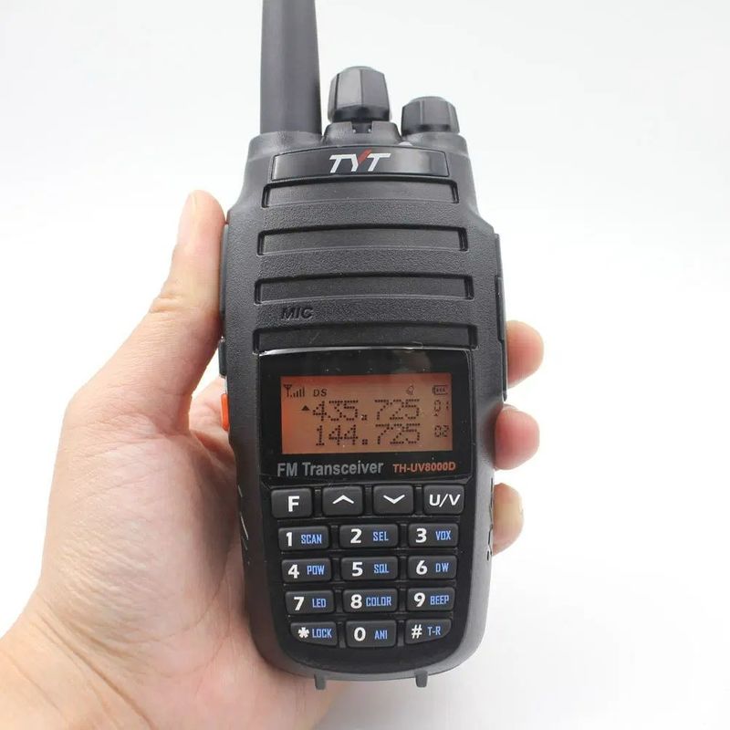 Lecteur de radio à double bande VHF UHF léger avec fonction de répétiteur à bande transversale de 10 W