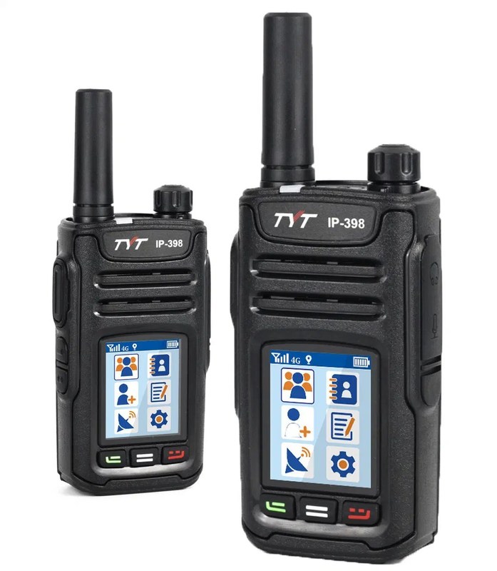 128 canaux GPS portable à longue portée enregistrement vocal Sos Tyt LTE Walkie Talkie IP-398